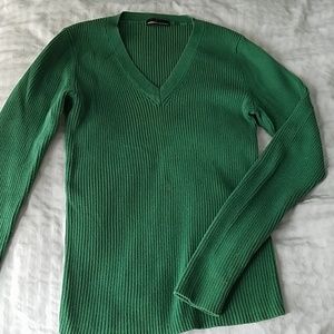 Green LS sweater